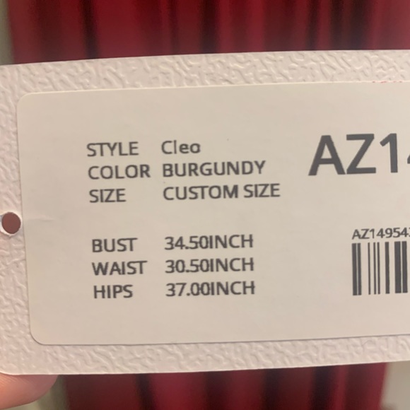 AZAZIE Cleo burgundy bridesmaid dress - Picture 4 of 4